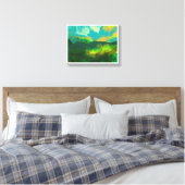 Toile coucher de soleil sur un ciel bleu (Insitu(Chambre))