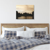 Toile Coucher de soleil sur un étang (Insitu(Chambre))