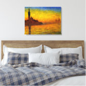 Toile Coucher de soleil sur Venise par Claude Monet Canv (Insitu(Chambre))