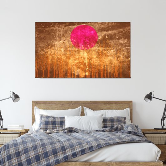 Toile Coucher de soleil Tableau Abstrait 3 (Insitu(Chambre))