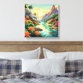 Toile Coucher de soleil tropical (Insitu(Chambre))
