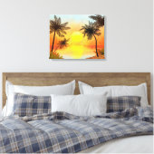 Toile Coucher de soleil tropical (Insitu(Chambre))