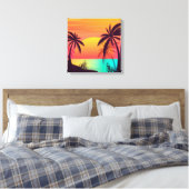 Toile Coucher de soleil tropical (Insitu(Chambre))