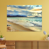 Toile Coucher de soleil tropical (Insitu(Salon))