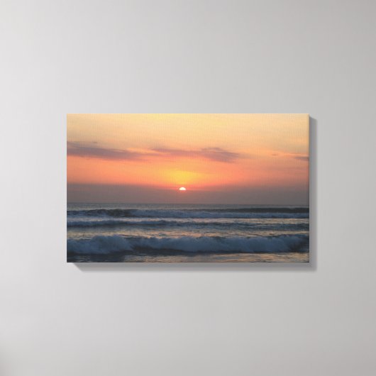 Toile Coucher de soleil tropical (Recto)