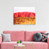 Toile Coucher de soleil Uluru Voyage en Australie Centra (Insitu(Salon))