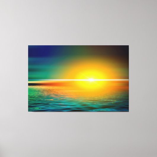Toile Coucher du soleil (Recto)