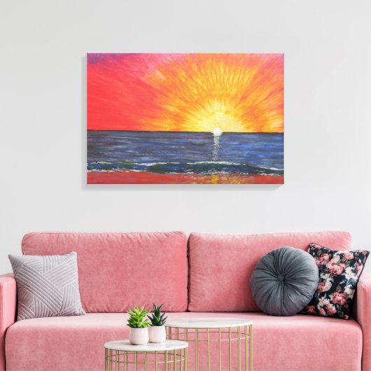 Toile Coucher du soleil (Insitu(Salon))