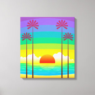 Toile Coucher du soleil