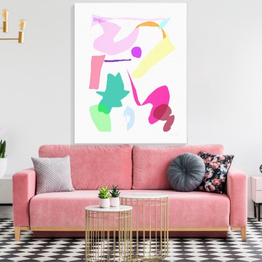 Toile Coucher du soleil (Insitu(Salon))