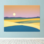 Toile Coucher du soleil (Insitu (Plancher de Bois))