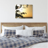 Toile Coucher du soleil à travers les arbres II Photogra (Insitu(Chambre))