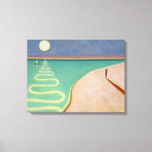 Toile Coucher du soleil serpentin 2004