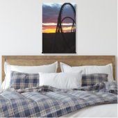 Toile Coucher du soleil sur un feu de forêt (Insitu(Chambre))
