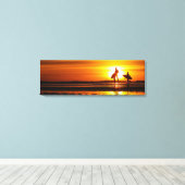 Toile Couchers de soleil sans fin (Insitu (Plancher de Bois))