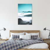 Toile Couches de collines, brouillard et arbres (Insitu(Chambre))