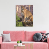 Toile Cougar et les Pictographes (Insitu(Salon))