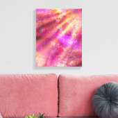 Toile couleur arrière - plan transparent violet, rose (Insitu(Salon))