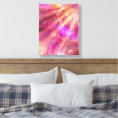 Toile couleur arrière - plan transparent violet, rose (Insitu(Chambre))