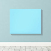 Toile couleur bleu clair (Insitu (Plancher de Bois))