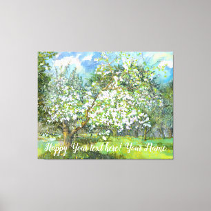 Toile Couleur d'aquarelle fleurie