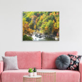Toile Couleur d'automne dans le parc d'état d'Ohiopyle (Insitu(Salon))