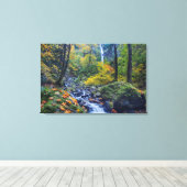 Toile Couleur d'automne le long des chutes de Starvation (Insitu (Plancher de Bois))