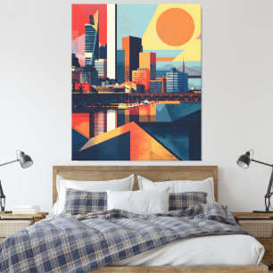 Toile Couleur de soleil de Malmö