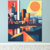Toile Couleur de soleil de Malmö (Insitu (Plancher de Bois))
