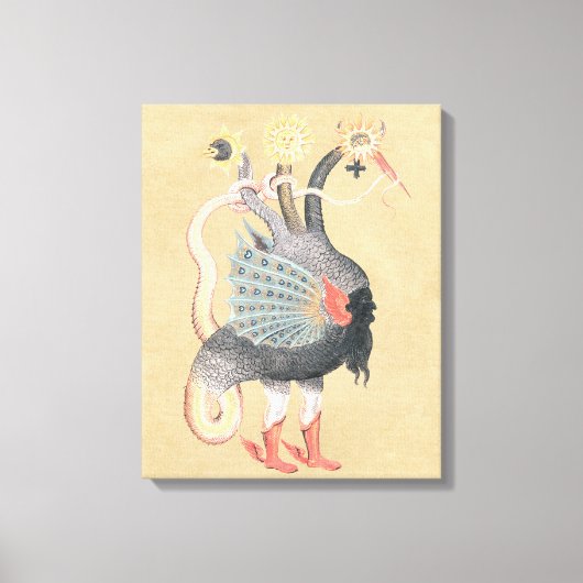 Toile Couleur du serpent d'alchimie (Recto)