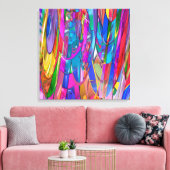 Toile Couleur en mouvement (Insitu(Salon))