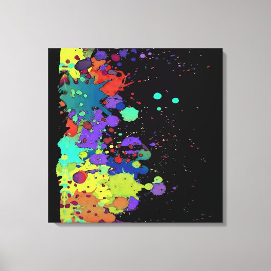 Toile COULEUR FUNNY SPLASH I + votre backgr. & idées (Recto)
