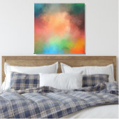 Toile Couleur Jaune Rouge Bleu Vert Art moderne Abstrait (Insitu(Chambre))