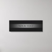 Toile Couleur modifiable de bande de dégradé simple et é (Recto)