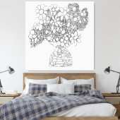TOILE COULEUR MOI DAISER RÊVES BOUQUET (Insitu(Chambre))