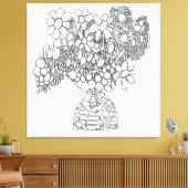 TOILE COULEUR MOI DAISER RÊVES BOUQUET (Insitu(Salon))