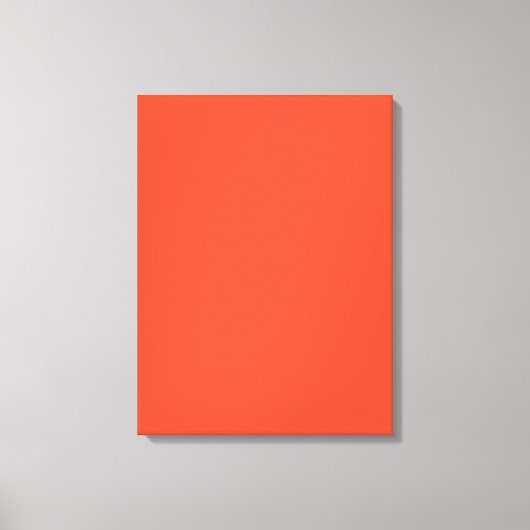 Toile Couleur solide Cinnabar | Classique | Élégant (Recto)