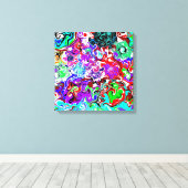 Toile Couleur Thérapie Fluid Art Swirls (Insitu (Plancher de Bois))