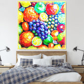 Toile Couleur vibrante des fruits. Commandez dès mainten (Insitu(Chambre))