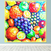 Toile Couleur vibrante des fruits. Commandez dès mainten (Insitu (Plancher de Bois))