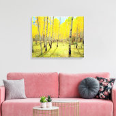 Toile Couleurs automnales des arbres d'Aspen 4 (Insitu(Salon))