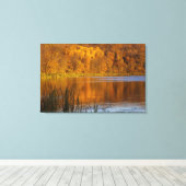 Toile Couleurs d'automne dans le parc d'état de Maplewoo (Insitu (Plancher de Bois))