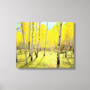Toile Couleurs d'automne des arbres d'Aspen 4
