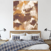 Toile Couleurs de café Abstraites Paint Strokes (Insitu(Chambre))