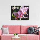 Toile Couleurs de la Colombie Cattleya Orchid (Insitu(Salon))