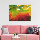 Toile Couleurs de la feuille d'érable Automne Photograph (Insitu(Salon))