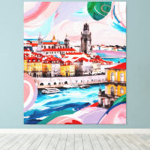 Toile Couleurs de Lisbonne (Insitu (Plancher de Bois))