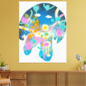 Toile Couleurs de Monstre (Insitu(Salon))