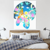 Toile Couleurs de Monstre (Insitu(Chambre))