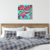 TOILE COULEURS D'EAU NEUROGRAPHIQUES DES FLEURS DE PRINT (Insitu(Chambre))